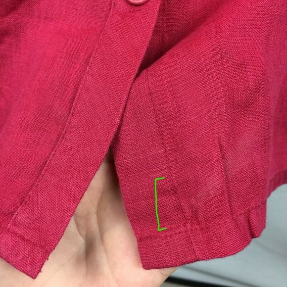 Flax S Linen Collared Button Down Long Sleeve - Picture 4 of 12